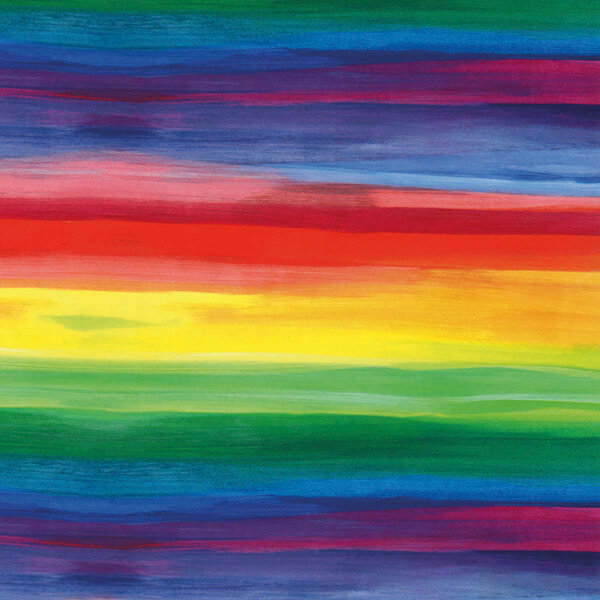 Geschenkpapier Regenbogen gestreift, 50 m x 50 cm