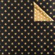 Geschenkpapier, Starmix, in Schwarz und Gold