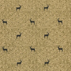 Geschenkpapier Weihnachten, Hirsche, Kraftpapier, 70 cm x...