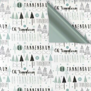 Geschenkpapier Weihnachten Oh Tannenbaum