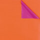 Geschenkpapier, 2-Color, zweiseitig verwendbar, orange & pink 100 m  x 50 cm